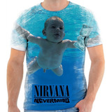 Camiseta Camisa Nirvana Kurt Cobain Banda De Rock 14