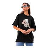 Camiseta Camisa Oversized Ladra Dólar Básica Algodão Unissex