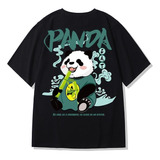 Camiseta Camisa Oversized Panda Streetwear Unissex