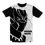 Camiseta camisa Pantera Negra Wakanda Forever Vingadores