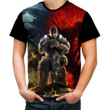 Camiseta Camisa Personaliza Jogo Game Tiro Gears Of War 9