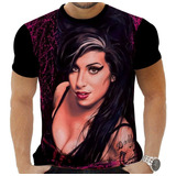 Camiseta Camisa Personalizada Amy Winehouse Rock Soul Jazz 1