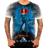 Camiseta Camisa Personalizada Aquaman Mera Heroi Full Hd 02