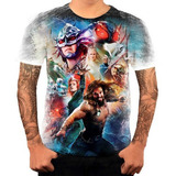 Camiseta Camisa Personalizada Aquaman Mera Heroi Full Hd 03