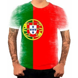 Camiseta Camisa Personalizada Bandeira Portugal Pais