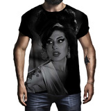 Camiseta Camisa Personalizada Cantora Amy Winehouse Música 2