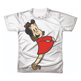 Camiseta Camisa Personalizada Desenho Animado Luluzinha 005
