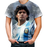 Camiseta Camisa Personalizada Diego Maradona Boca