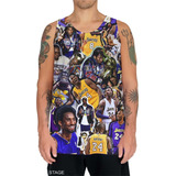 Camiseta Camisa Personalizado Regata Kobe Bryant