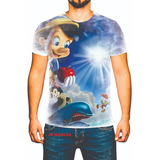Camiseta Camisa Pinoquio Desenho
