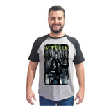 Camiseta Camisa Raglan Matrix Keanu Reeves