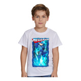 Camiseta Camisa Raglan Megaman Anime Game