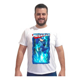 Camiseta Camisa Raglan Megaman Anime Game Pronta Entrega