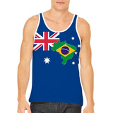 Camiseta Camisa Regata Seleção País Austrália Treino Verão