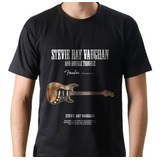 Camiseta Camisa Rock Blues Stevie Ray Vaughan 100% Algodão