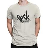 Camiseta Camisa Rock Forever Masculina OFFWHITE