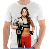 Camiseta Camisa Ronda Ufc Lutadora Mulher 5 Frete Grátis