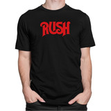 Camiseta Camisa Rush Banda Rock Heavy Metal Estampa Relevo