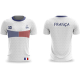 Camiseta Camisa Seleção França Copa Do Mundo Catar