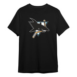 Camiseta Camisa Sharks Logo San Jose