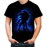 Camiseta Camisa Sonic Jogo Game Filme Knuckles Shadow Hd 07