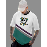 Camiseta Camisa Super Patos Anaheim Duck Hockey Full Ref1501