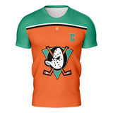 Camiseta Camisa Super Patos Hockey Anaheim