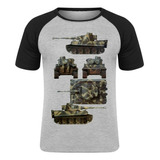 Camiseta Camisa Tanque Guerra Tiger Tank Blindado Combate A