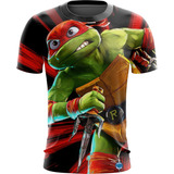 Camiseta Camisa Tartarugas Ninjas Rafael 11