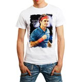 Camiseta Camisa Tennis Roger Federer Blusa Regata Raglan