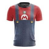 Camiseta Camisa Traje Mario Bros Jogo 3d Envio Hoje 01