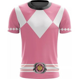 Camiseta Camisa Traje Power Rangers Desenho 3d Envio Hoje 02