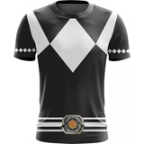 Camiseta Camisa Traje Power Rangers Desenho 3d Envio Hoje 03