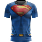 Camiseta Camisa Traje Super Man Herói