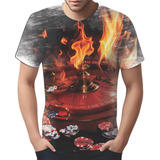 Camiseta Camisa Tshirt Baralho Poker Roleta