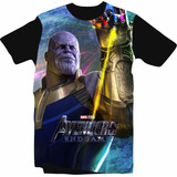 Camiseta camisa Vingadores Guerra Infinita Thanos Marvl