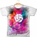 Camiseta Camisa Volei Ball Jogo Personalizada 018