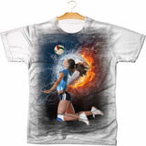 Camiseta Camisa Volei Ball Jogo Personalizada