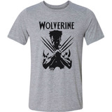 Camiseta Camisa Wolverine Logan Nerd Geek