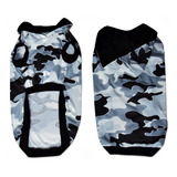Camiseta Camuflada Com Capuz Pp P M G Raças Pequenas médias Roupa Pet Cães gatos