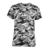 Camiseta Camuflada Estampa Urbano Camisa T