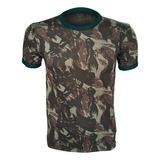 Camiseta Camuflada Militar Exército Ar Livre Malha Fria