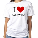 Camiseta Cidade Turismo I Love São Paulo 87