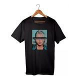 Camiseta Com Estampa Billie Eilish Foto Cantora Pop