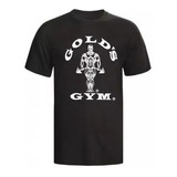 Camiseta Com Estampa Gold s Gym Bodybuilder Treino