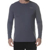 Camiseta Com Proteção M l Neblina Cinza Tam Egg Columbia
