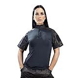 CAMISETA COMBAT TSHIRT FEMININA SAFO MILITAR MULTICAM BLACK Tamanho PP