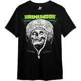 Camiseta Consulado Do Rock Of0037 Raimundos Oficial Camisa Tamanho GG Cor Preto