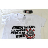 Camiseta Corinthians Campeão Paulista 2013 Tam