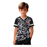 Camiseta Corinthians Camuflada Infantil Oficial